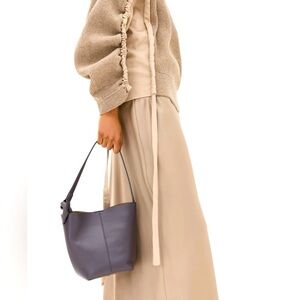 JW Anderson Small bucket leather bag - grey. New never used.